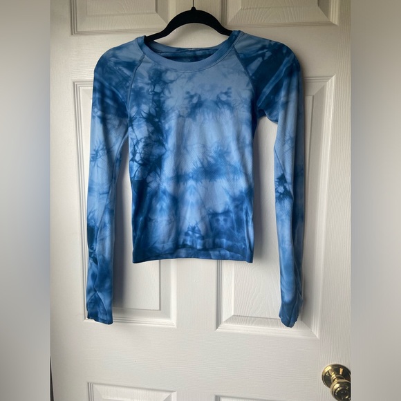 Lululemon Swiftly Tech Tie Dye Long Sleeve Size 2 - Picture 1 of 3